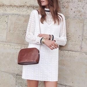 Sézane Lila lace mini dress